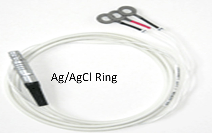 Silver/silver-chloride ring electrode